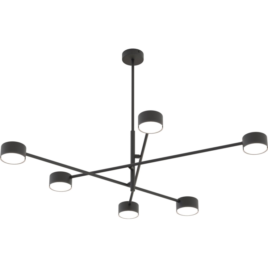 Lustr na tyči NATSU 6xGX53/12W/230V černá