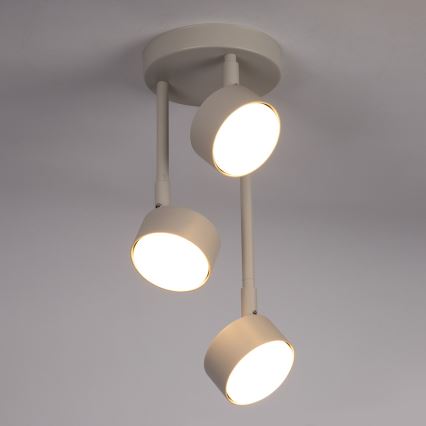 Lustr na tyči NEMO 3xGX53/12W/230V béžová