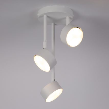 Lustr na tyči NEMO 3xGX53/12W/230V bílá