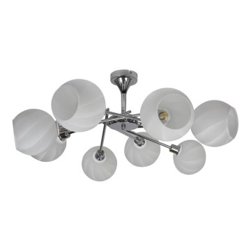 Lustr na tyči RAUL 8xE14/40W/230V
