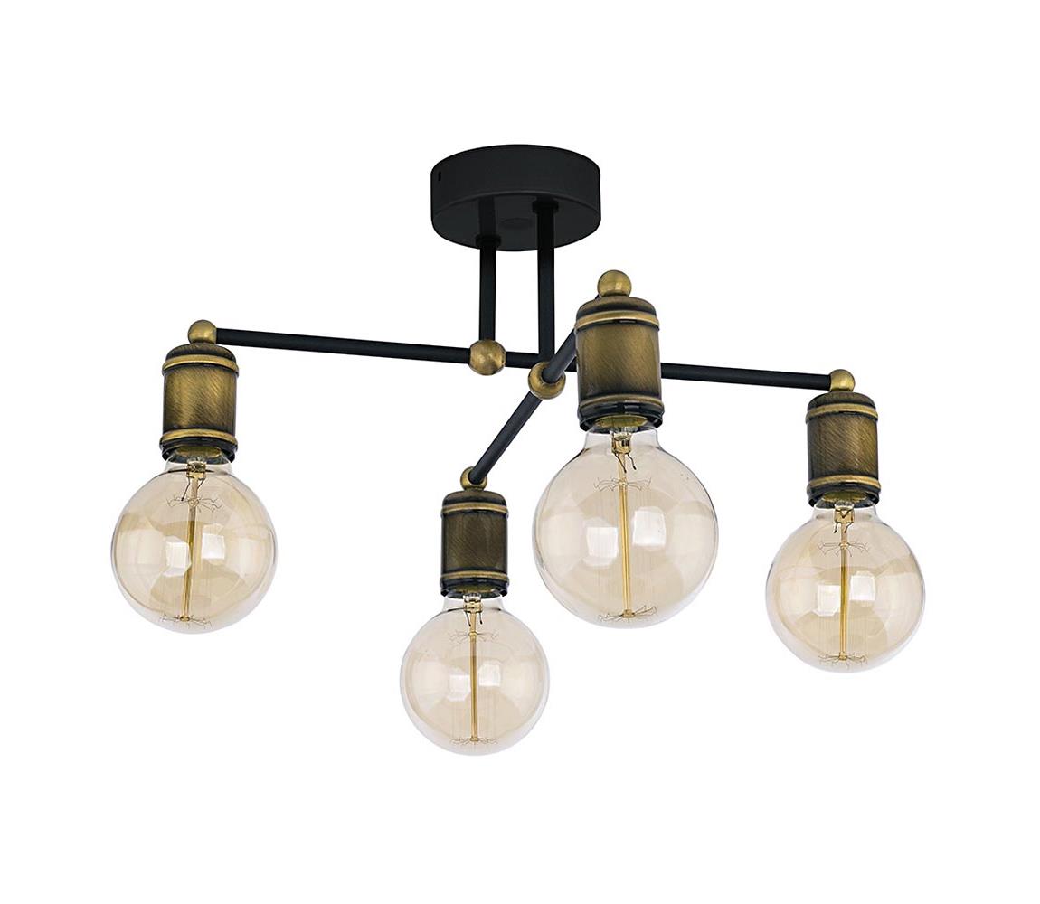 TK Lighting Lustr na tyči RETRO 4xE27/60W/230V TK1904