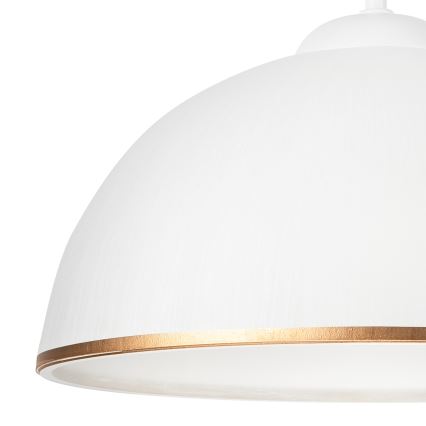 Lustr na tyči RETRO II 1xE27/60W/230V bílá