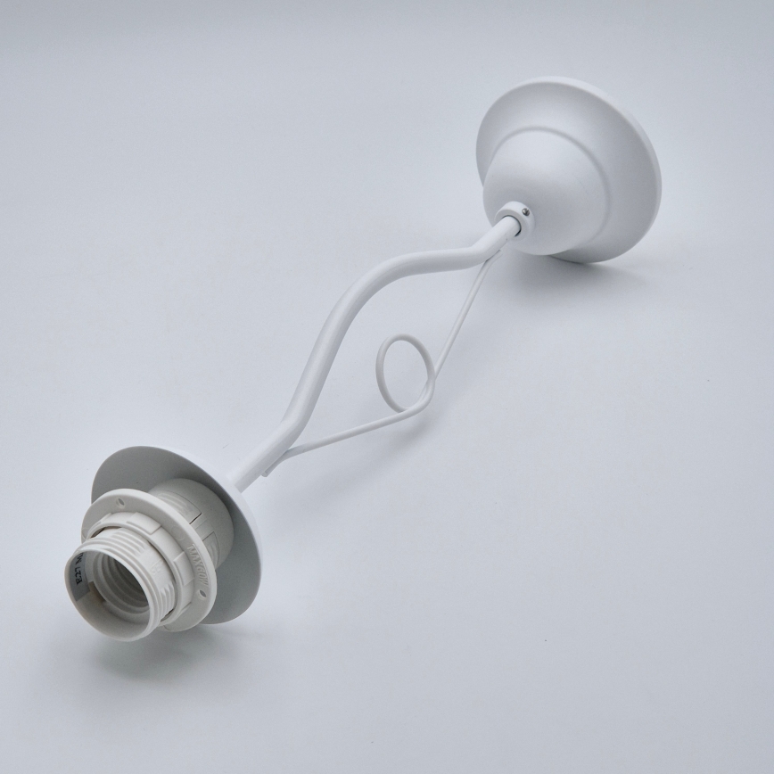 Lustr na tyči RETRO II 1xE27/60W/230V bílá