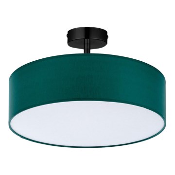 Lustr na tyči RONDO 4xE27/15W/230V pr. 40 cm zelená