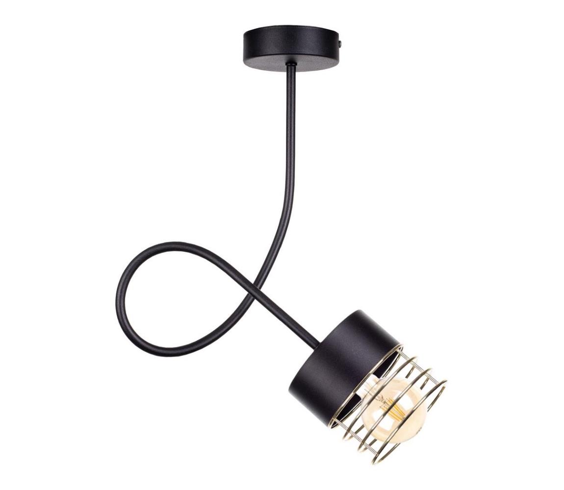 Namat Lustr na tyči ROY 1xE27/60W/230V černá NA0337