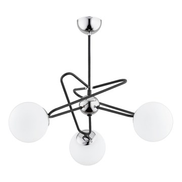 Lustr na tyči SAGITO 3xE14/10W/230V chrom