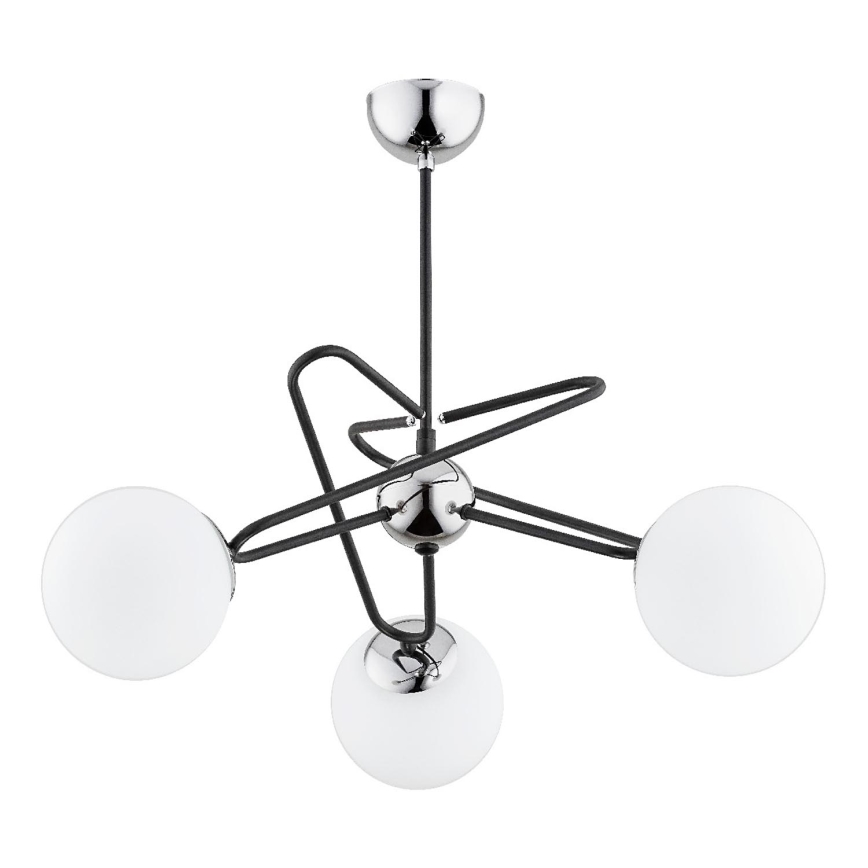 Lustr na tyči SAGITO 3xE14/10W/230V chrom