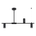 Lustr na tyči URANOS 3xGU10/10W/230V černá