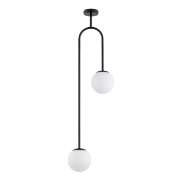 Lustr na tyči VECTOR 2xE14/10W/230V černá