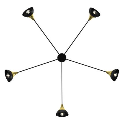 Lustr přisazený NERGIS 5xE27/60W/230V
