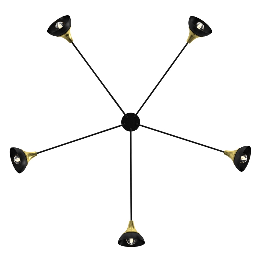 Lustr přisazený NERGIS 5xE27/60W/230V