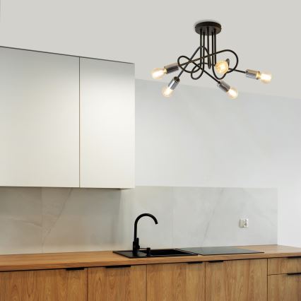 Lustr přisazený OXFORD 5xE27/15W/230V