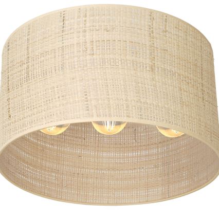 Lustr přisazený RATTAN 3xE27/60W/230V ratan