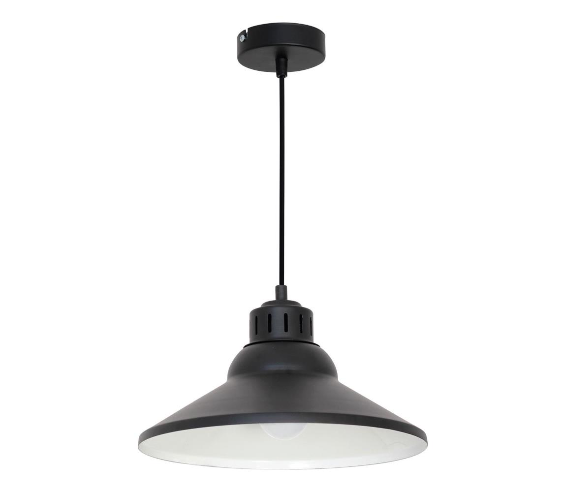 Luminex Lustr SINGLE 5 1xE27/60W/230V černá LU7486