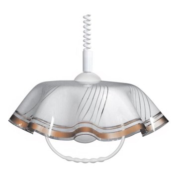 Lustr stahovací AKRYL FA 1xE27/60W lem hnědý Lustr stahovací AKRYL FA 1xE27/60W lem hnědý