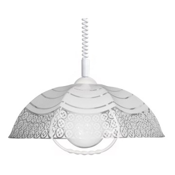 Lustr stahovací AKRYL TR 1xE27/60W bílá Lustr stahovací AKRYL TR 1xE27/60W bílá