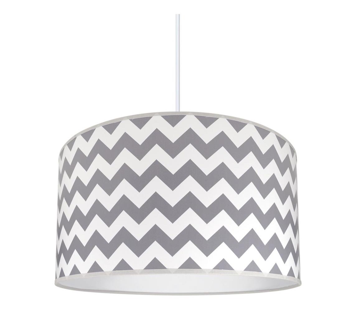 Lampdar Lustr ZYGZAK GREY 1xE27/60W/230V SA0307