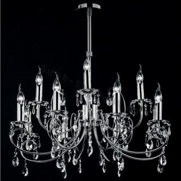 LUXERA 1535 - Křišťálový lustr CRYSTAL 12xG4/20W/230V/12