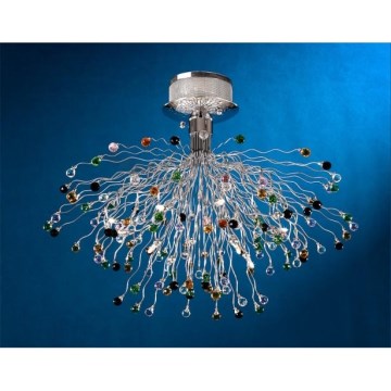 LUXERA 1539 - Lustr přisazený CRYSTAL 10xG4/20W/230V/12