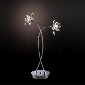 LUXERA 1568 - Lampa stolní SCARLET 2xG4/20W/230V