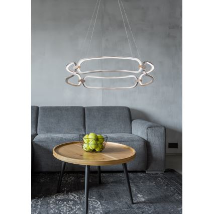 LUXERA 18100 - LED Lustr na lanku TRIVIUM 1xLED/50W/230V