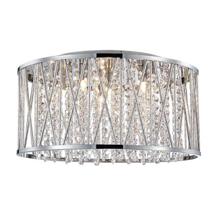Luxera 46061 - Křišťálové stropní svítidlo STIXX 6xG9/33W/230V
