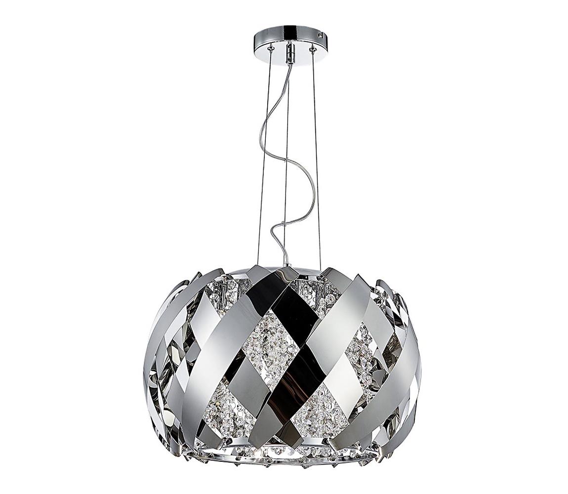 Luxera LUXERA 46069 - Křišťálový lustr na lanku STRATOSS 6xG9/33W/230V 46069