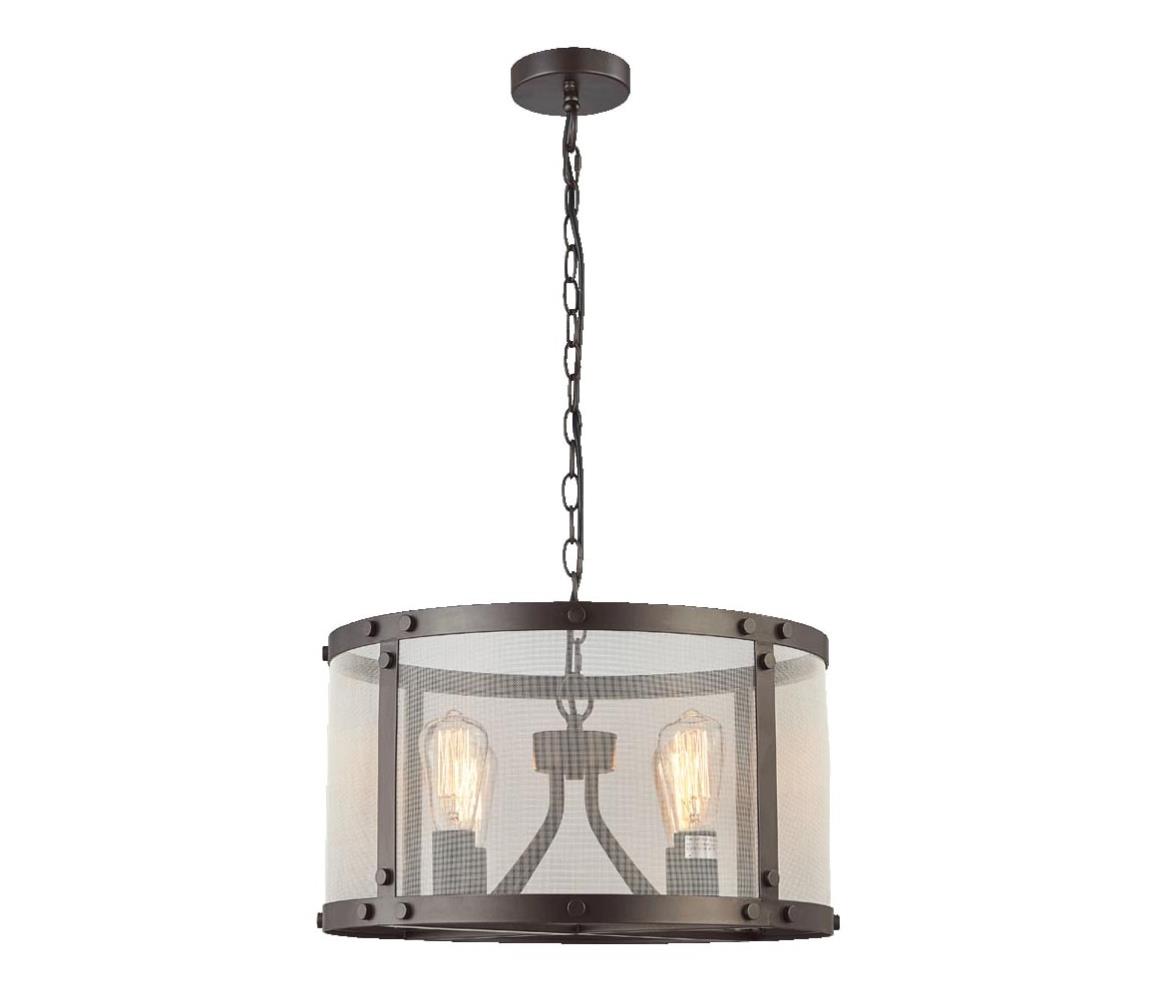 Luxera LUXERA 46071 - Lustr na řetězu IOWA 4xE27/60W/230V 46071