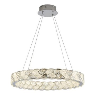 LUXERA 46156 - LED Lustr na lanku LARUNA LED/38W/230V 4000K matný chrom