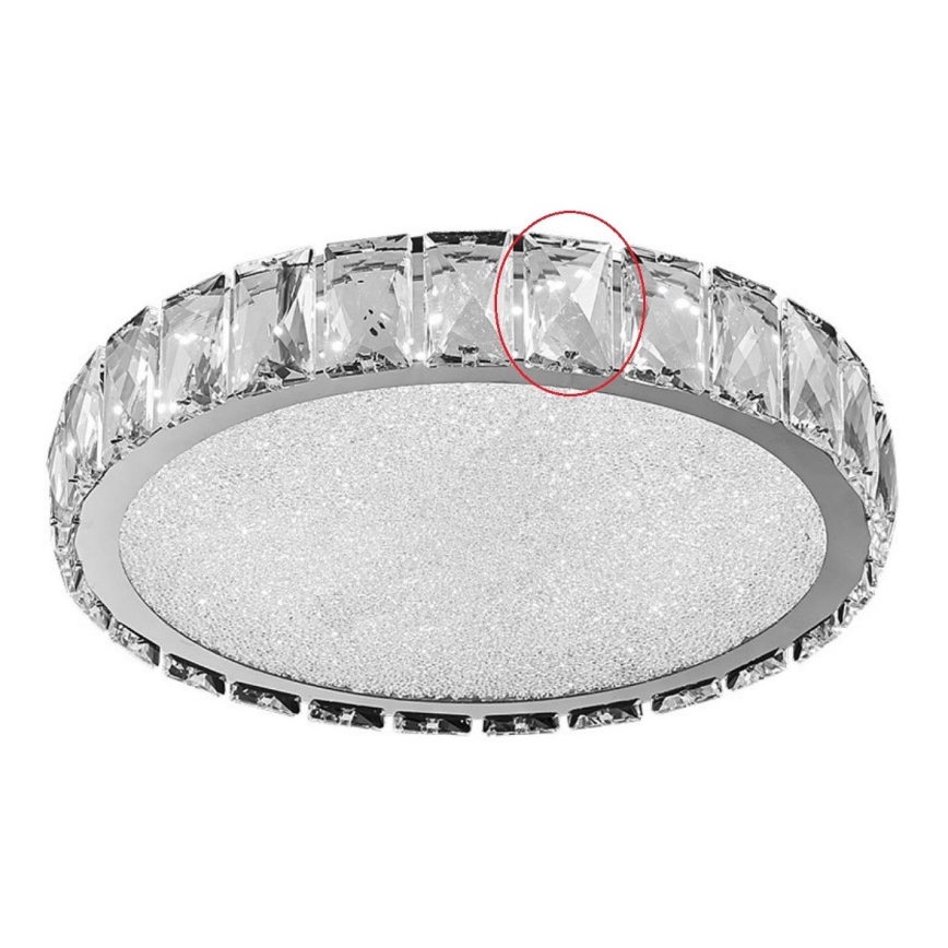 Luxera 62406 - Náhradní sklo ke stropnímu svítidlu GIRO 30 x 50 mm
