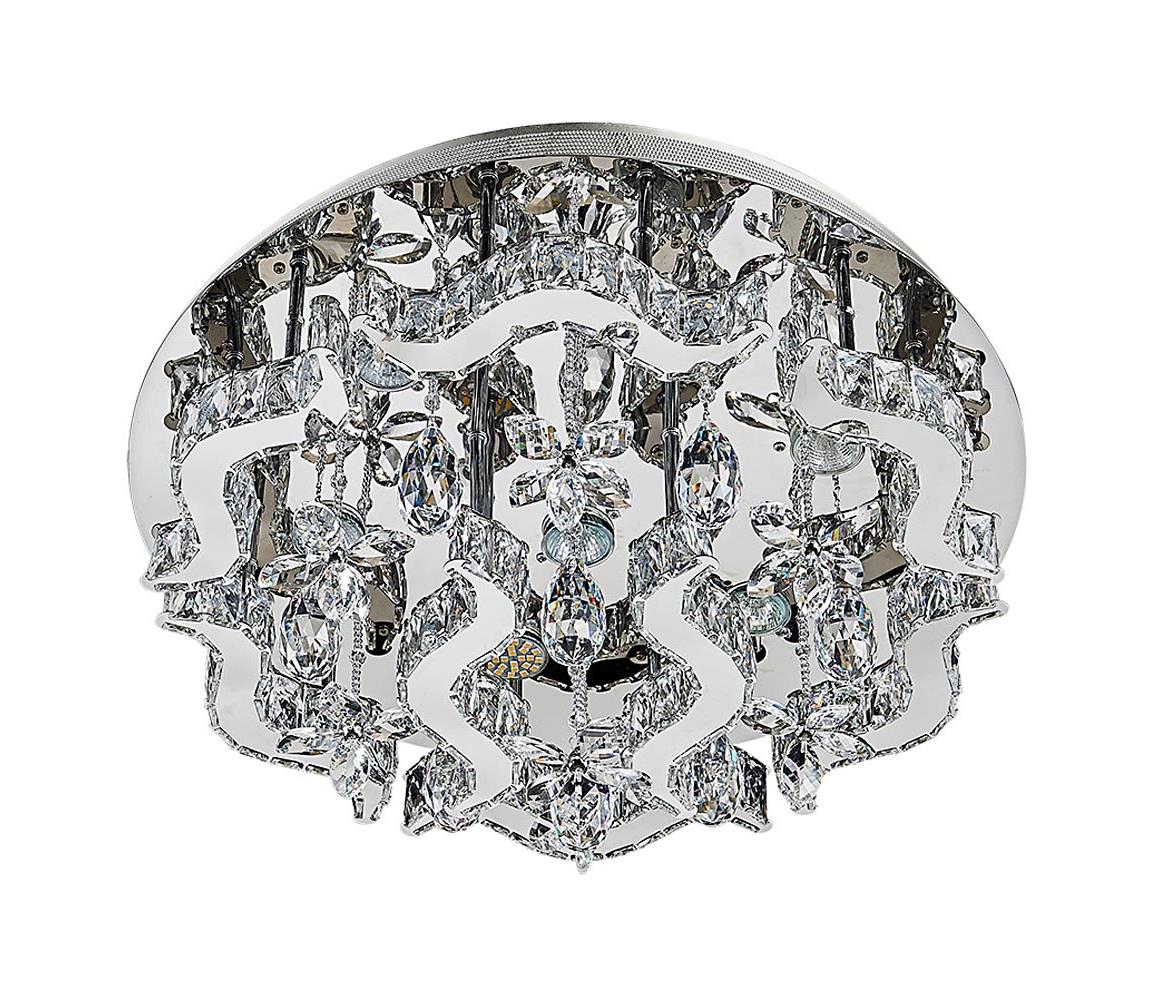 Luxera LUXERA 62409 - LED křišťálové stropní svítidlo ARAMEA 7xGU10/50W + LED/24W 62409