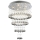 LUXERA 62414 - Křišťálový přisazený lustr CHORUM 6xGU10/50W/230V