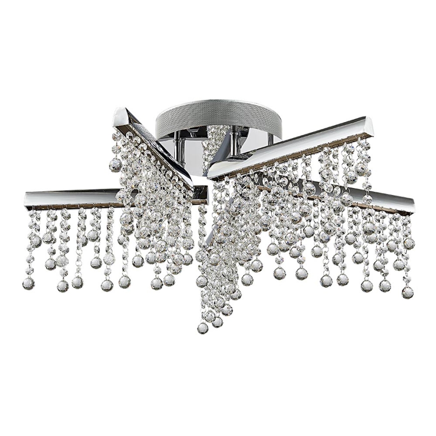 LUXERA 62417 - LED křišťálový přisazený lustr WELVET LED/30W/230V