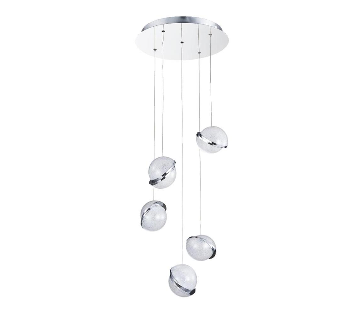 Luxera LUXERA 62432 - LED Lustr na lanku MALCOM 5xLED/8W/230V 62432