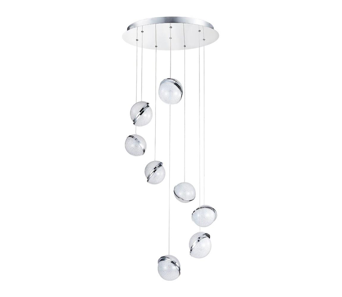 Luxera LUXERA 62433 - LED Lustr na lanku MALCOM 8xLED/8W/230V 62433