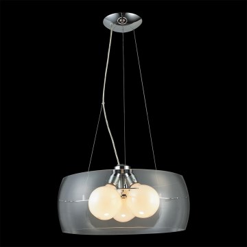LUXERA 64011 - Lustr na lanku AQIEL 3xE27/60W/230V