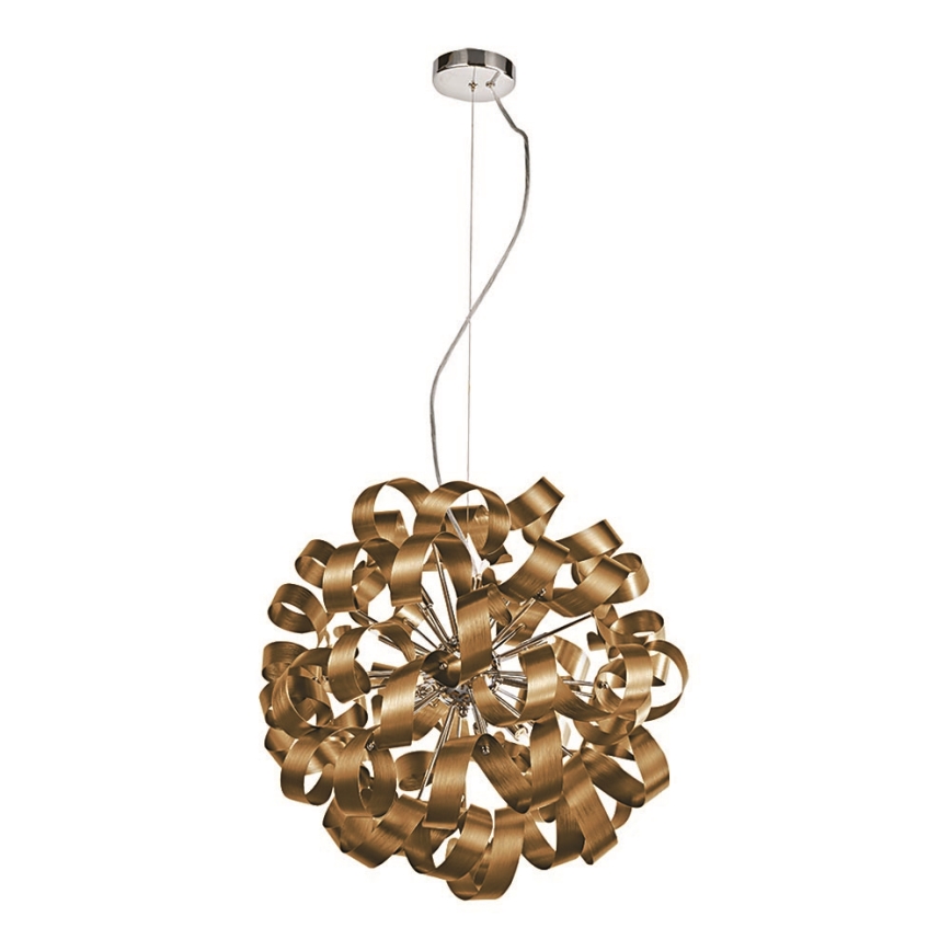 LUXERA 64363 - Lustr na lanku RIBBON 12xG9/33W/230V