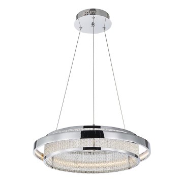 LUXERA 64389 - LED křišťálový lustr na lanku SEATTLE LED/34W/230V