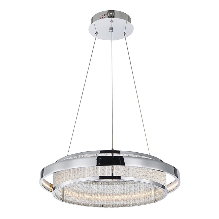 LUXERA 64389 - LED křišťálový lustr na lanku SEATTLE LED/34W/230V