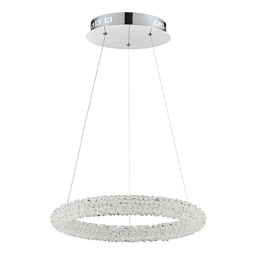 LUXERA 64391 - LED Křišťálový lustr na lanku ALMEDA LED/24W/230V