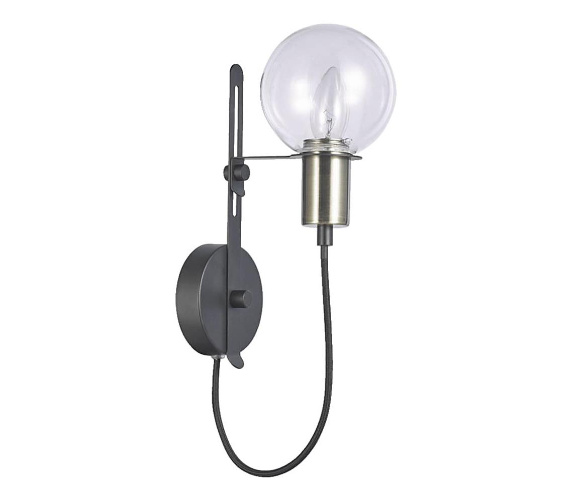 Luxera LUXERA 64403 - Nástěnné svítidlo ABRAZO 1xE14/40W/230V 64403