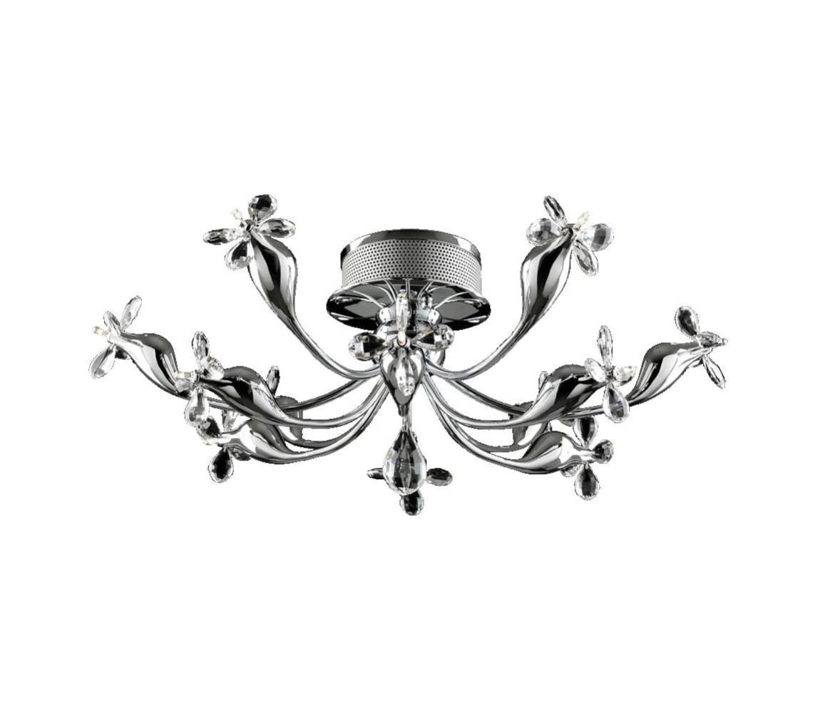 Luxera LUXERA 69050 - Stropní křišťálové svítidlo SIRIUS 12xG4/20W/230V 69050