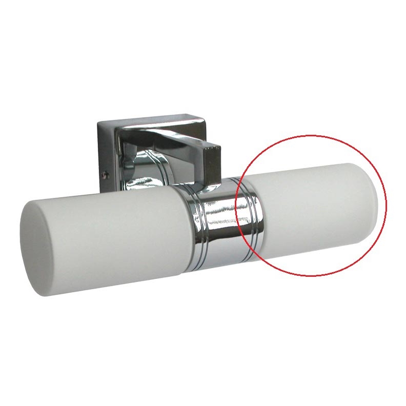 Luxera 8001 - Náhradní sklo ANITA G9 bílá