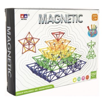 Magnetická stavebnice 250 ks
