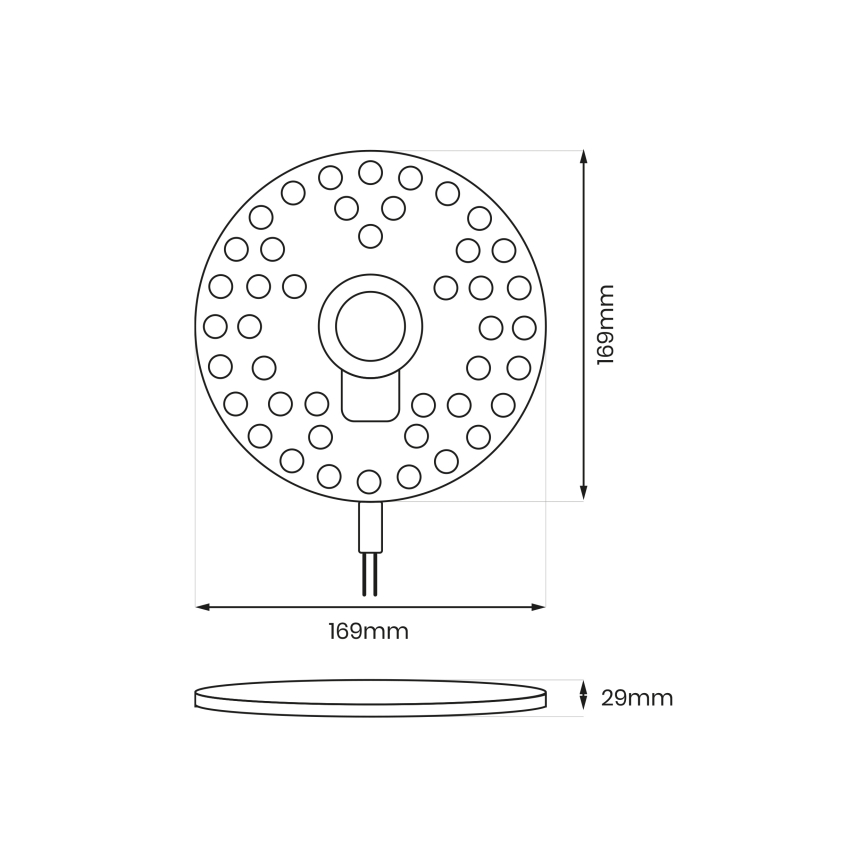 Magnetický LED modul LED/18W/230V 2700-6500K pr. 17 cm - Brilagi