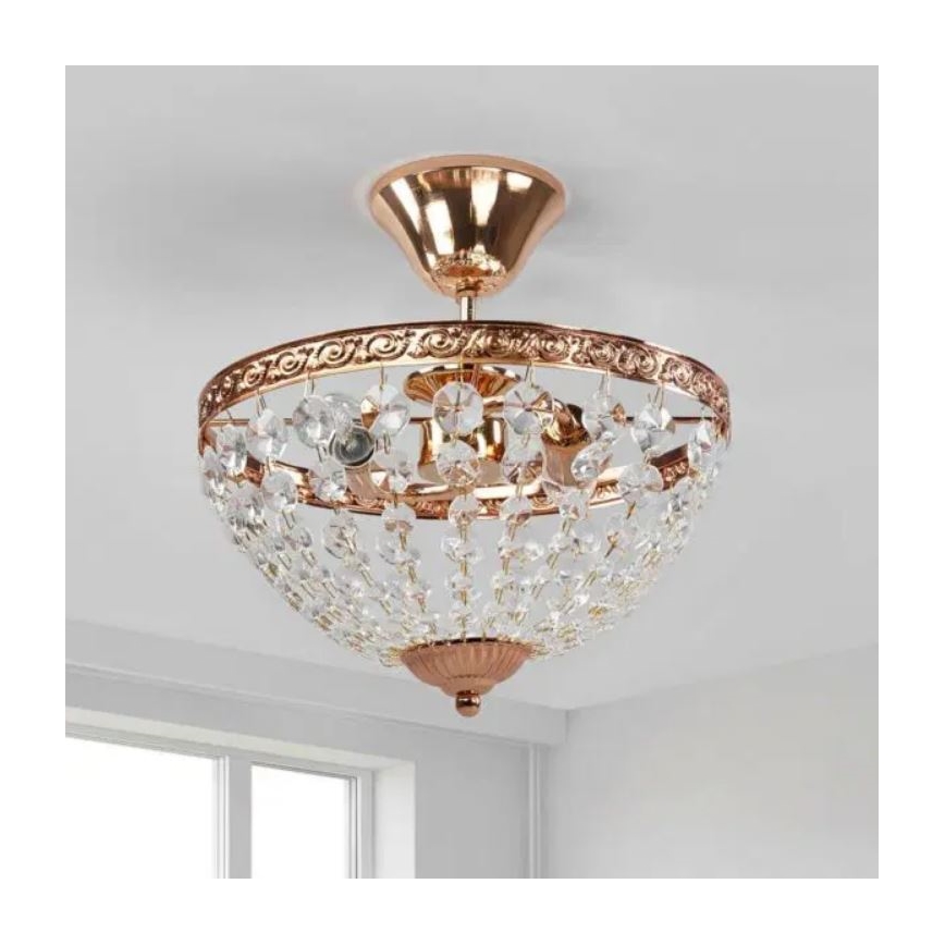 Markslöjd 100486 - Lustr na tyči HANASKOG 2xE14/40W/230V zlatá