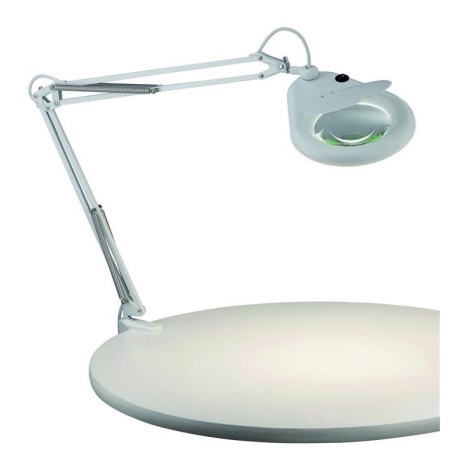 Markslöjd 100852 - Stolní lampa s lupou FAGERNES 1xT5/22W/230V