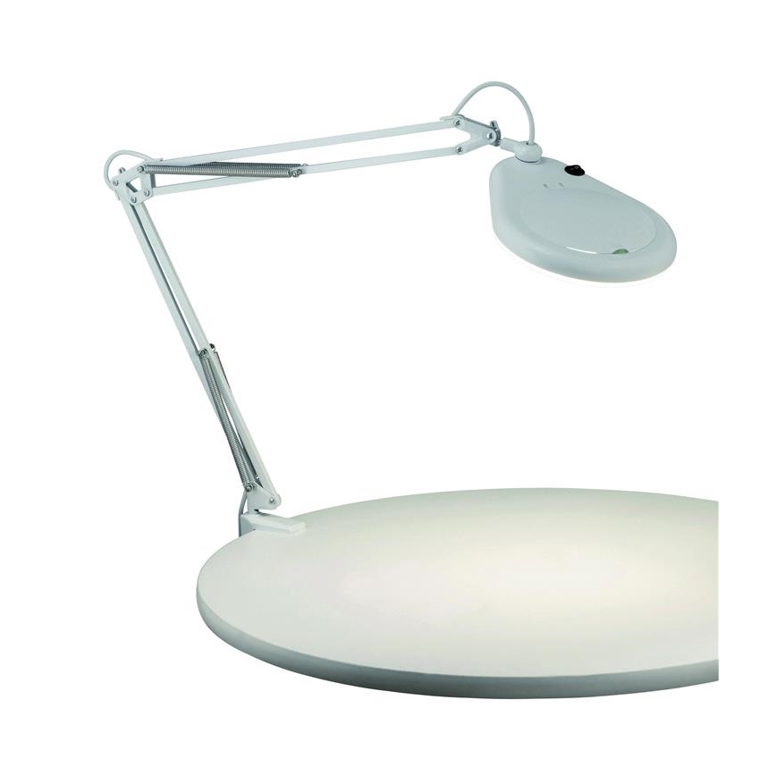Markslöjd 100852 - Stolní lampa s lupou FAGERNES 1xT5/22W/230V