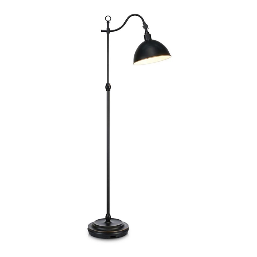 Markslöjd 104346 - Stojací lampa EKELUND 1xE27/40W/230V černá