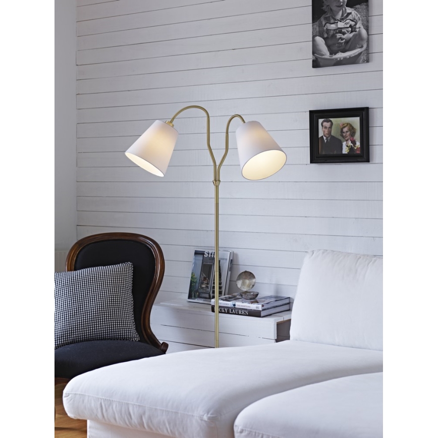 Markslöjd 105274 - Stojací lampa MODENA 2xE27/60W/230V
